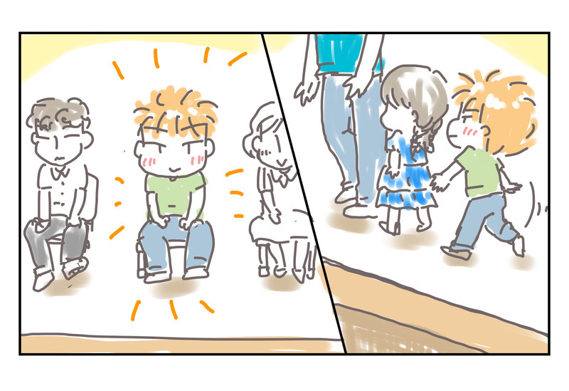 「うちの子、発表会大丈夫？」じっとできない子のお遊戯が不安だったけど…【シャトー家の観察絵日記 Vol.12】