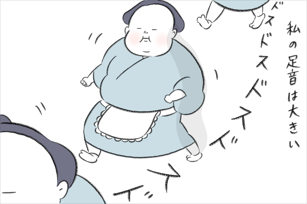 まるで忍者⁉ 足音が静かすぎるスイス人夫、最近現れた変化は…【今日もどすこい母さん Vol.12】