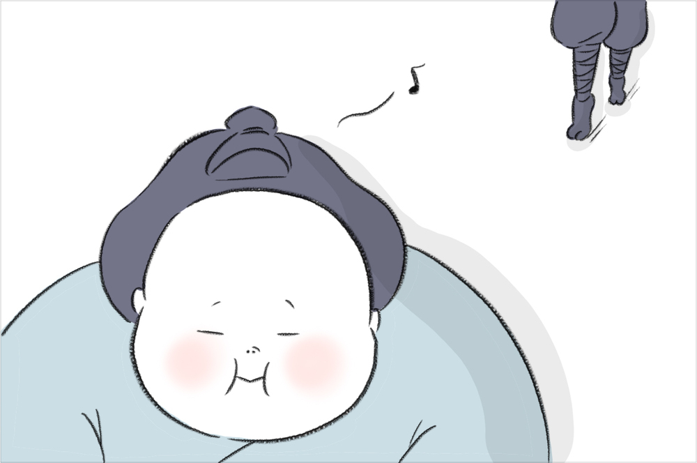 まるで忍者⁉ 足音が静かすぎるスイス人夫、最近現れた変化は…【今日もどすこい母さん Vol.12】