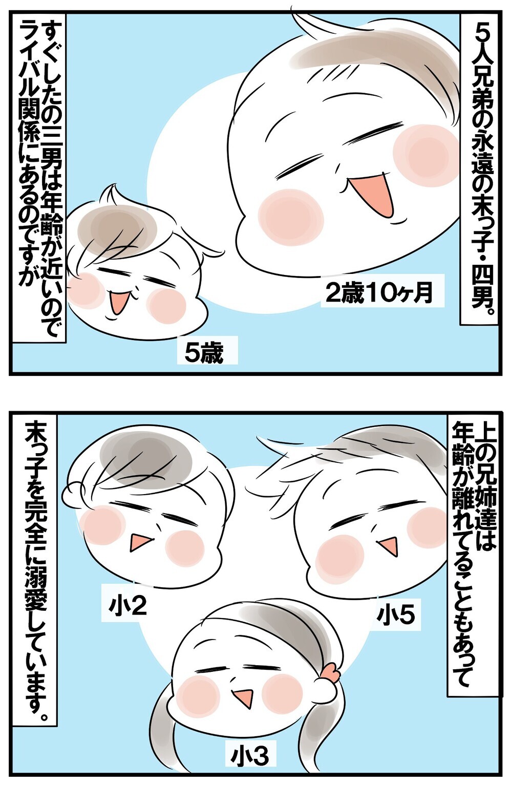 臨時休校中は○○状態の末っ子。兄姉からの溺愛がエスカレートして…【めまぐるしいけど愛おしい、空回り母ちゃんの日々 第166話】