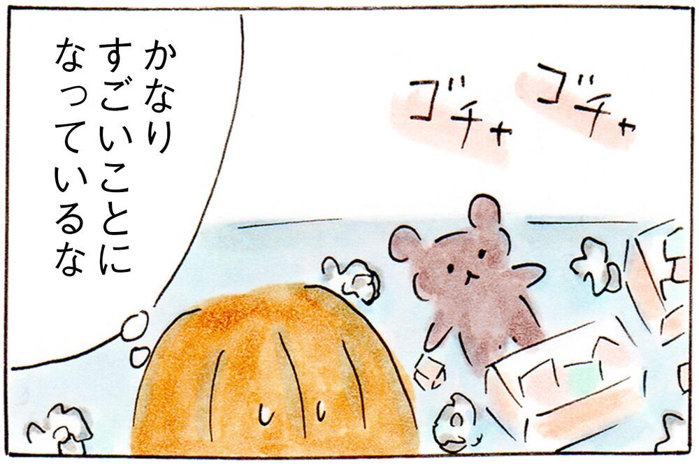 休校中の子どもと一緒に断捨離＆整頓整頓したら… 散らかり放題な部屋をスムーズに片づける方法を発見！【子育てログ！リンゴ日和。 第33話】