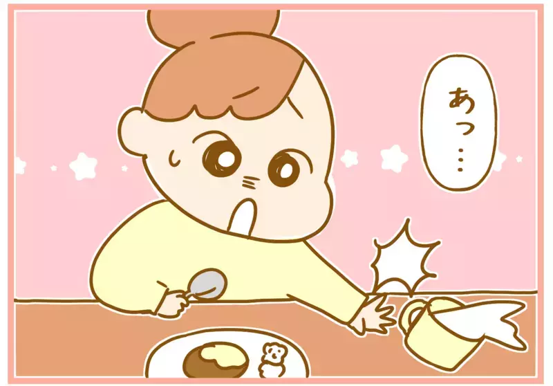 母はただ座ってご飯が食べたいだけ…3姉妹家族の食事どき、その実態は？【ふたごむすめっこ×すえむすめっこ 第58話】