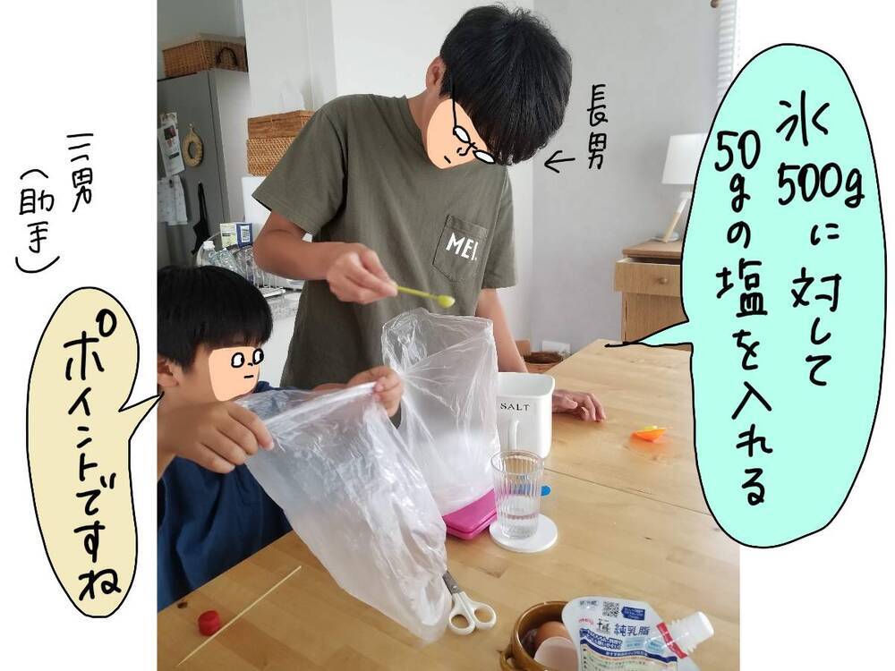 超簡単なのにおいしい～！夏のおうち時間に親子でアイス作ってみたよ【コソダテフルな毎日 第172話】