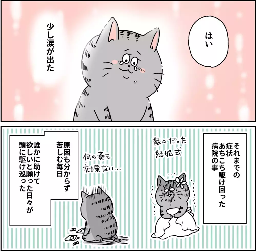 自分がこころの病気になるなんて…ついに診断名がついた日のこと/パニック障害がわかるまで【パニックにゃんこ Vol.9】