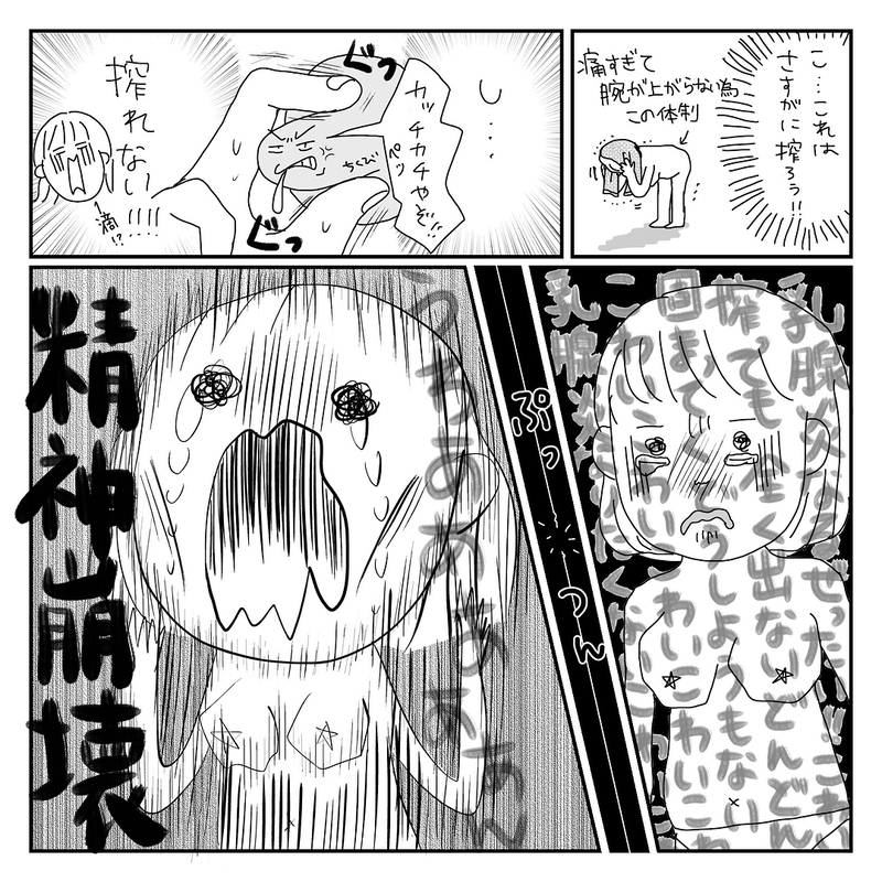 ガチガチに硬くなっていく私の胸…あまりの恐怖心で精神崩壊！【地獄の新生児編 Vol.3】