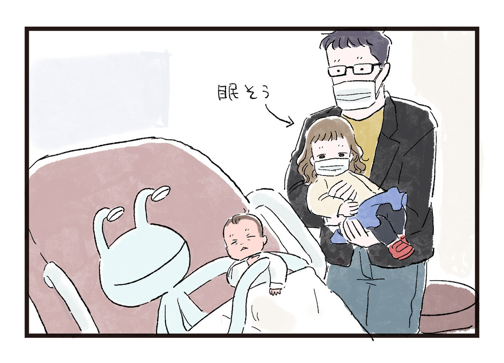 陣痛が痛い痛すぎる…でも隣にいる娘を怖がらせてはいけない…【エイリアン育児日誌 Vol.16】