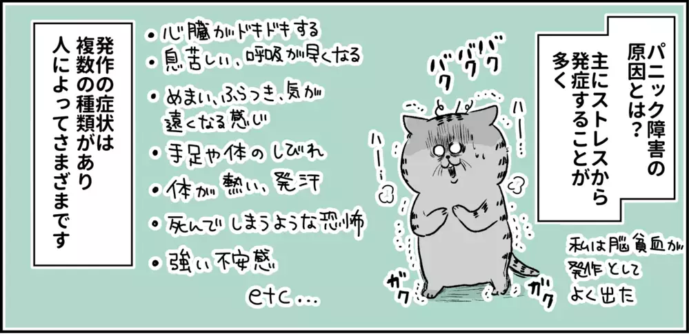 パニック障害になった原因を考えてみたけれど…/パニック障害との闘い【パニックにゃんこ Vol.11】