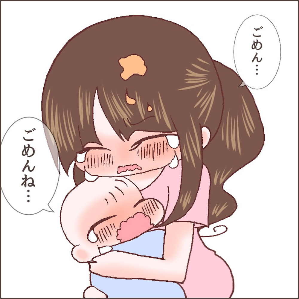 娘に声を上げてしまい自己嫌悪。余裕のない育児を続けると幻聴が…【育児ノイローゼになった話 Vol.10】