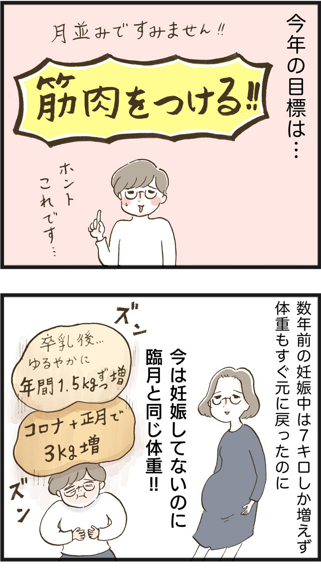 そろそろ筋肉のない人生は限界な気がする。 今年こそ、運動を始めます!!