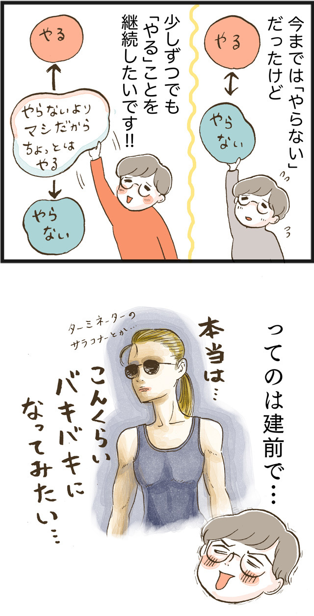 そろそろ筋肉のない人生は限界な気がする。 今年こそ、運動を始めます!!