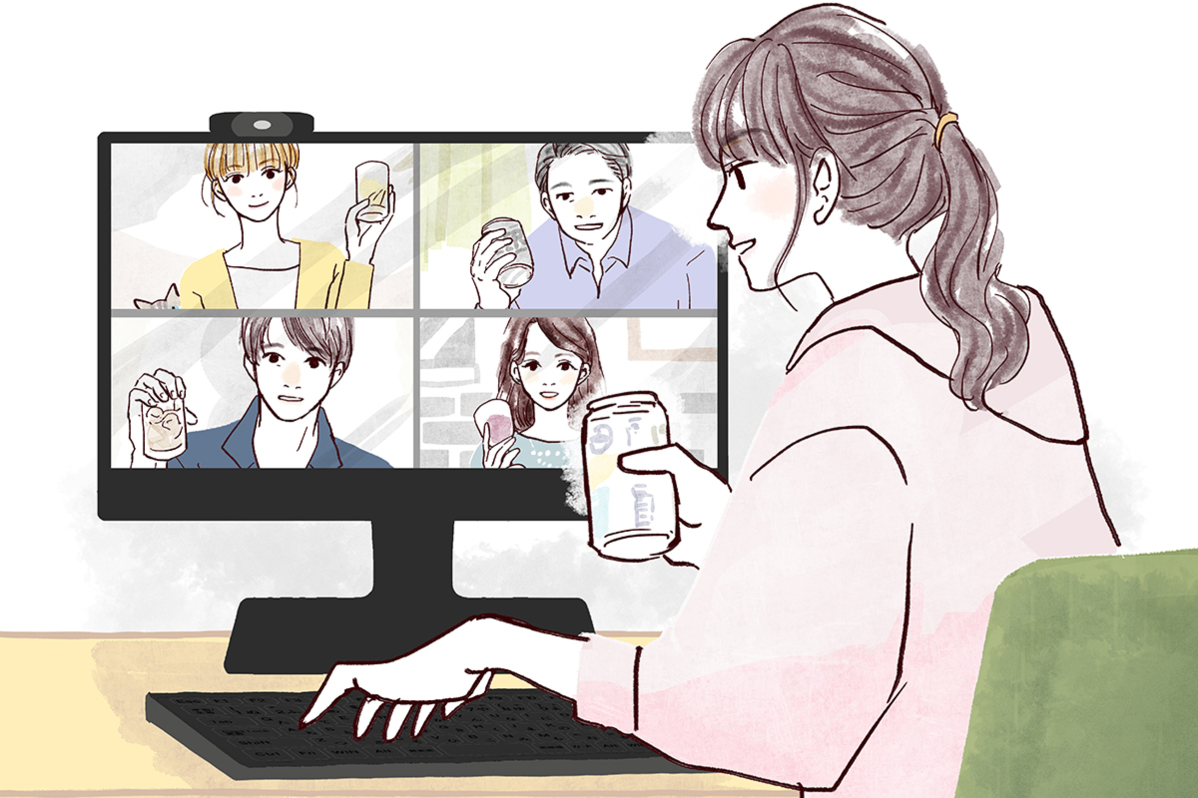 オンライン飲み会や会議 ママたちが オンライン に疲れてしまう理由と上手な対処法 ウーマンエキサイト