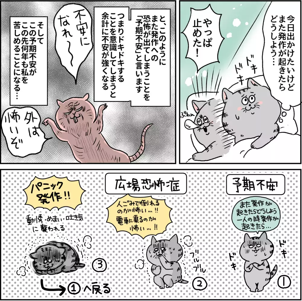 精神的に弱いかどうかは関係ない…！ /パニック障害で誤解していたこと【パニックにゃんこ Vol.13】