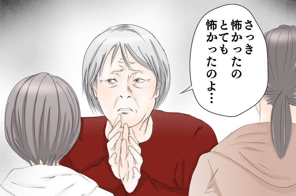 娘の文化祭で出会った笑顔のおばあさんの行動にゾッとした話【3姉妹DAYS Vol.28】