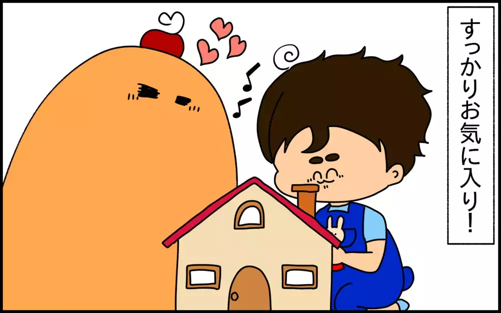 お人形遊びを始めた3歳の息子。あのお人形ハウスを買ってあげようとしたら…まさかの拒否!?【ドイツDE親バカ絵日記 Vol.37】