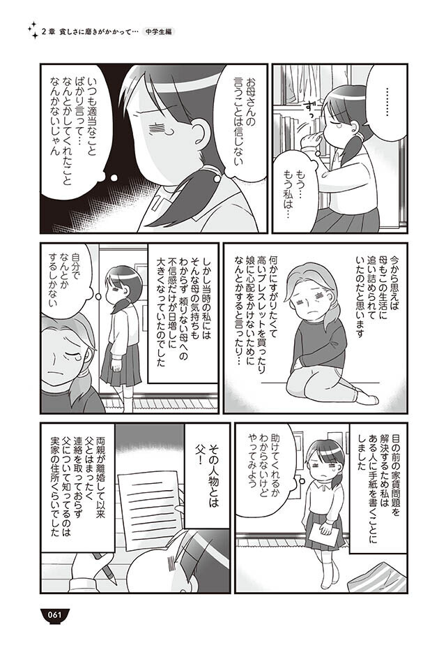 頼りにならない母 家賃問題解決のために私がとった最終手段 明日食べる米がない Vol 12 ウーマンエキサイト 1 2