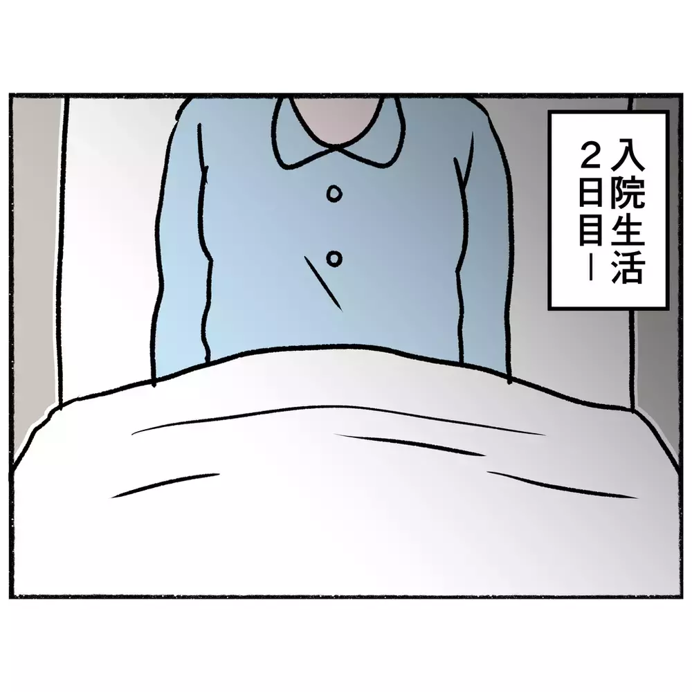 いよいよ始まった入院生活　薬を拒否し食事もままならないまま2日目が過ぎ…【母とうつと私 Vol.26】