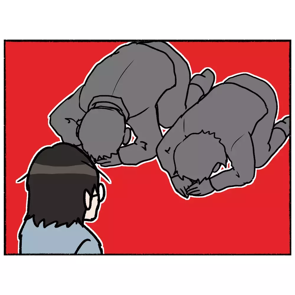 談話室で話が盛り上がったと思いきや…恐怖で顔色が変わった男性【母とうつと私 Vol.33】