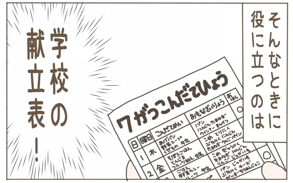 メニューを考えるのがラクになった！　夏休みのご飯作りに役立ったものは…!?【子育て楽じゃありません 第84話】