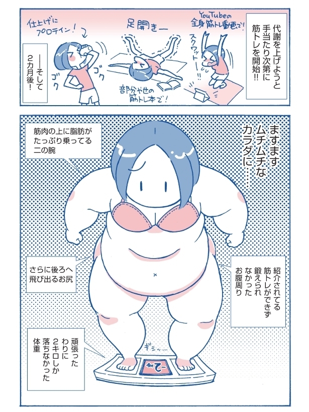 筋トレで痩せなかった私が出会ったのは…最強ストレッチ！【筋トレざせつ女子が行き着いた　1分やせストレッチ Vol.1】