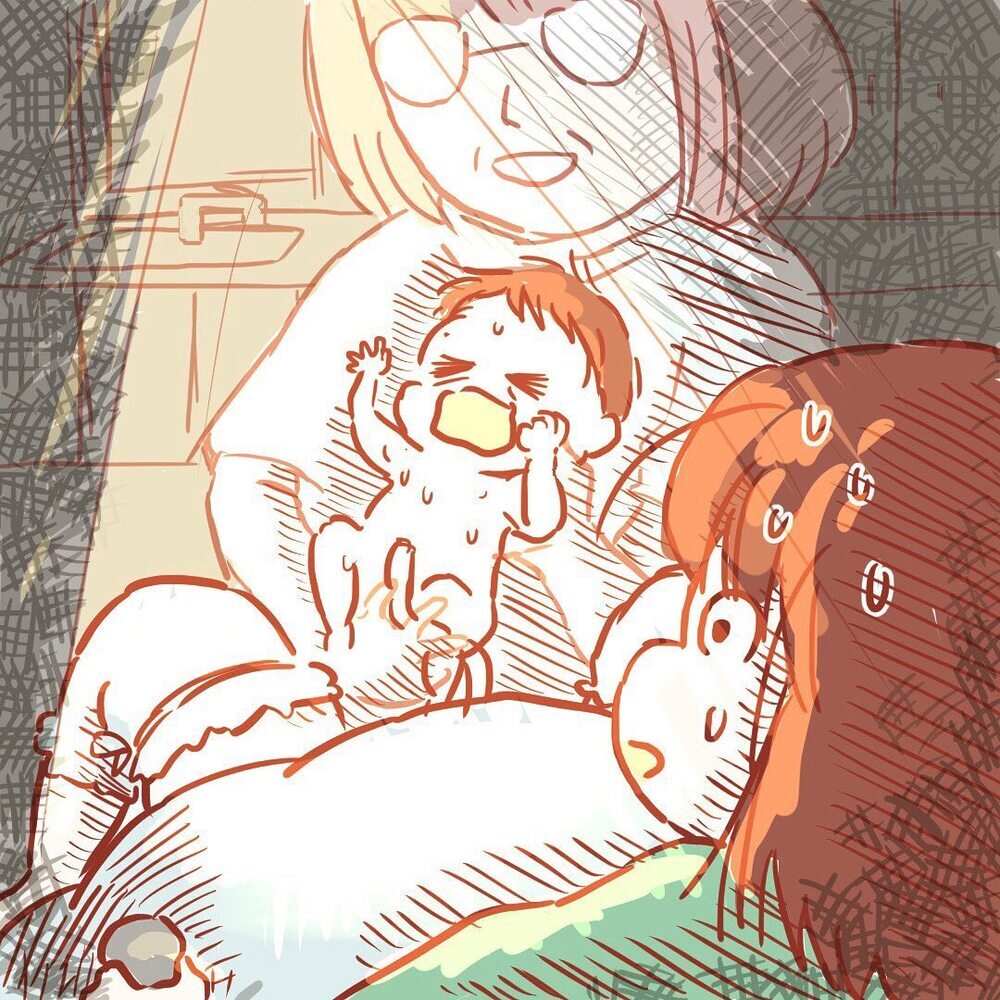 ヘトヘトでもとにかくいきみ続け…ようやく我が子に会えた！【壮絶！ 出産・産後入院レポ Vol.4】