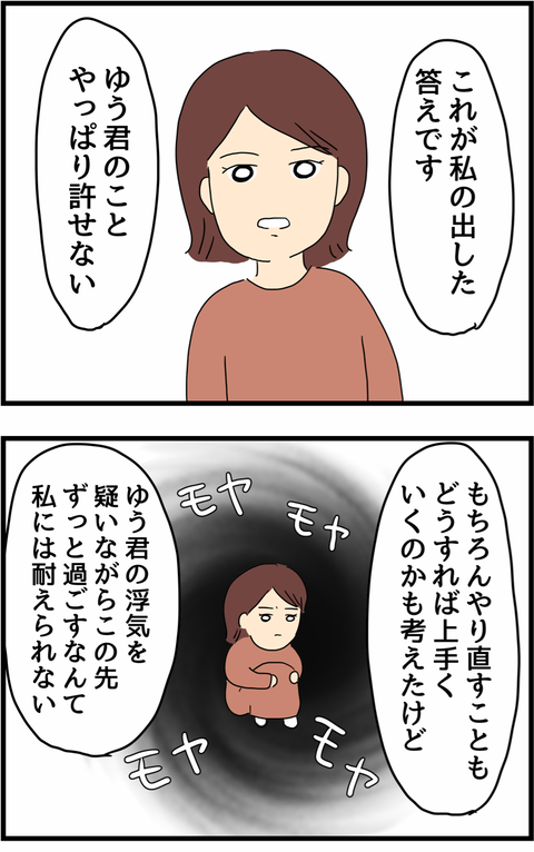 夫の浮気はやっぱり許せない… サレ妻が出した最終結論とは？【旦那の浮気を暴いた話 Vol 43】｜ウーマンエキサイト