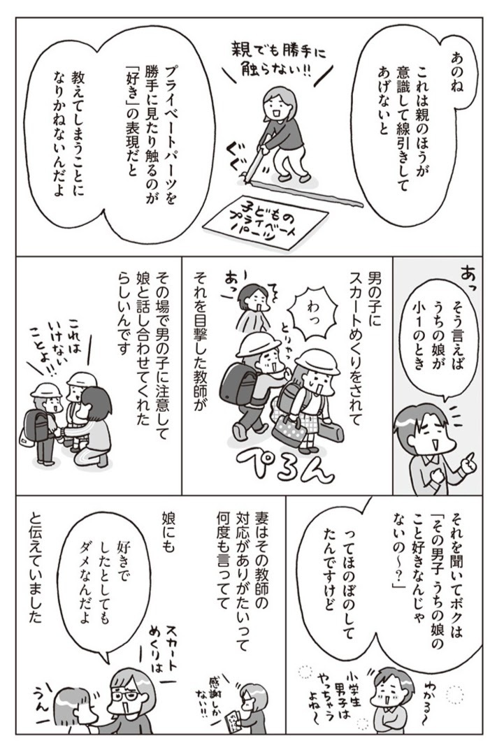 性教育の第1歩「プライベートパーツ」とは？ スキンシップとはどう区別する？【おうち性教育はじめます 第4話】