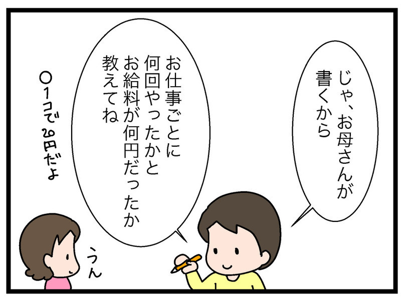まだ算数を習っていない娘　給料の計算はどうする？【お金の教育 Vol.9】