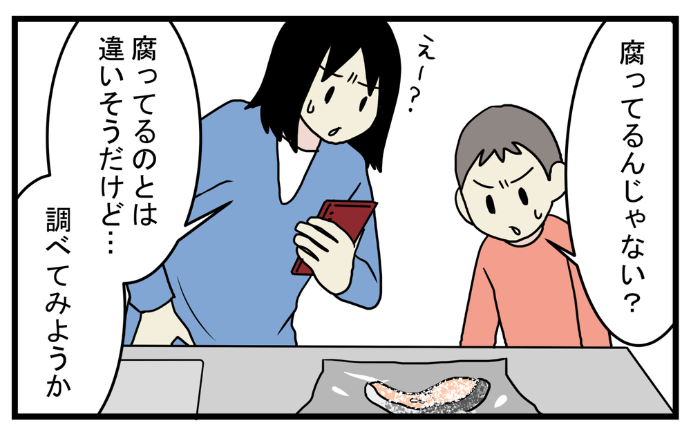 食べても大丈夫？ 一部が黒くなっていた「サケの切り身」の謎【こどもと見つけた小さな発見日誌 Vol.42】