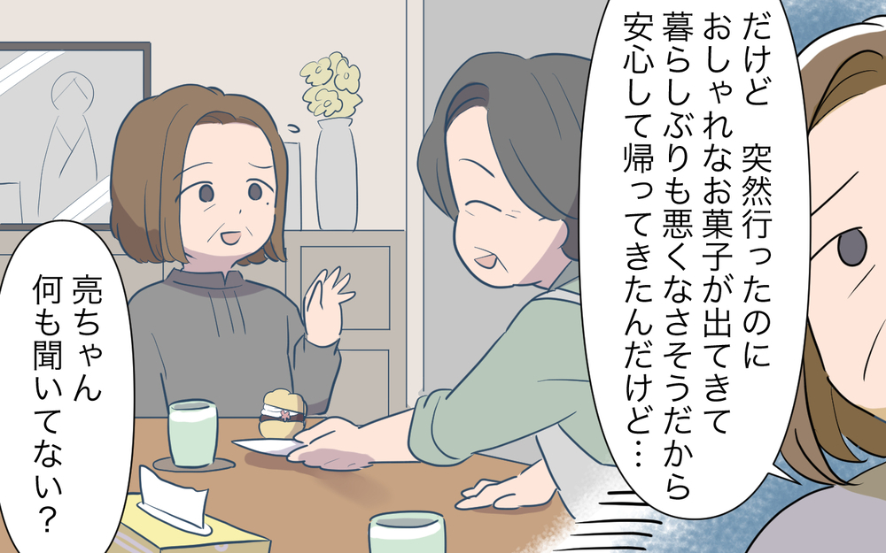 母が親戚に借金を申し込み!? その理由が明らかな嘘で…／孫名義の貯金通帳の行方（5）【義父母がシンドイんです！ まんが】