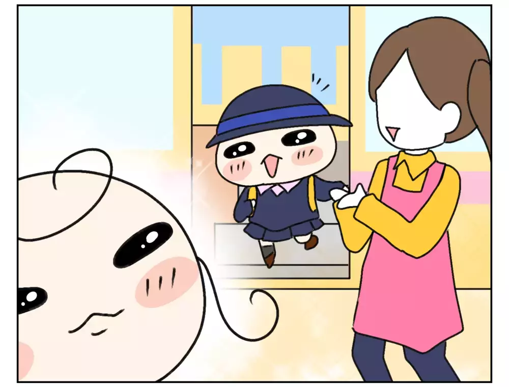 ママも嬉しい！ 平凡な送迎が次女オコメにとってスペシャルになる日【ムスメちゃんとオコメちゃん  第144話】