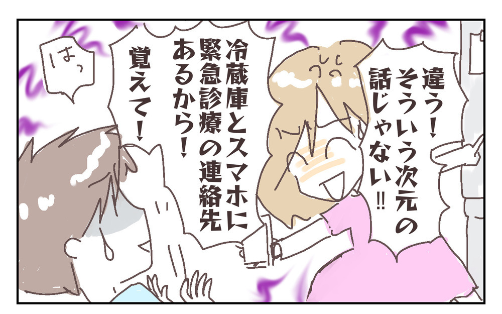 安全対策をしっかりと！ でも私がもう1つ心配なのは、夫の緊急時対応で… ～息子が強風で閉まったドアに手を挟まれた話（3）～【シャトー家の観察絵日記 Vol.21】