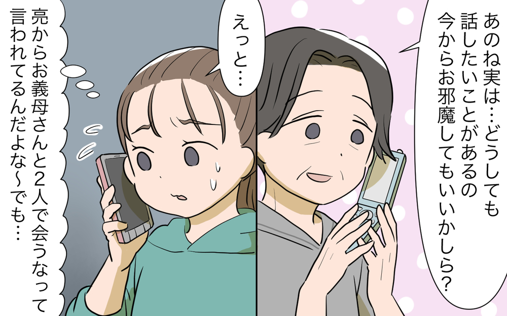 義母に勧められたのはまさかの…！ 夫が会うなと言ったのはこれが原因!?／ネットワークビジネスにハマった義母（1）【義父母がシンドイんです！ まんが】