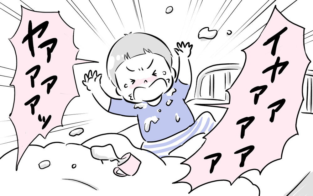 病気で超不機嫌になった長男…でもそんな試練もあとで役立つときが【夫婦のじかん大貫ミキエの芸人育児日記 Vol.46】