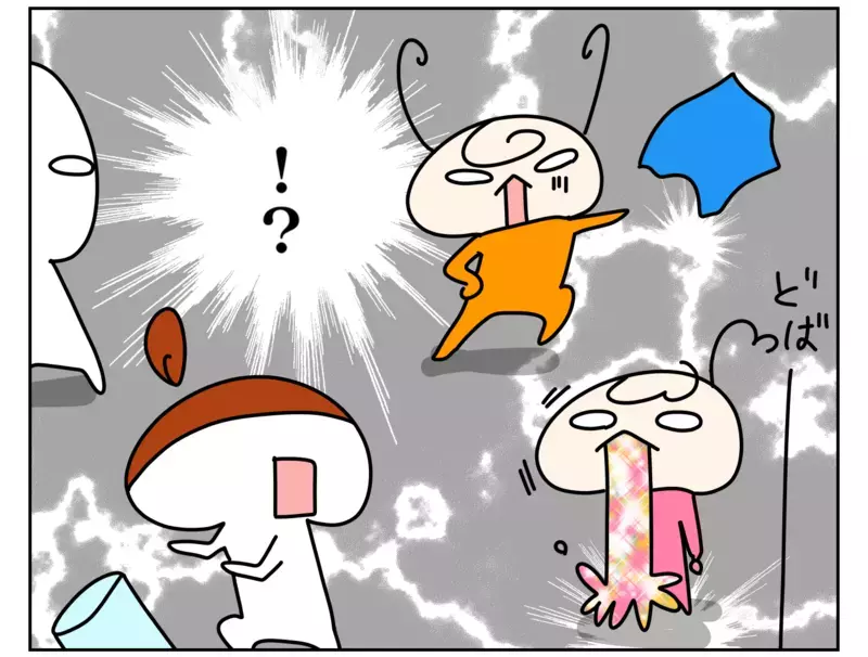 突然子どもが嘔吐した朝、夫の行動にショックを受けた話【ムスメちゃんとオコメちゃん  第157話】