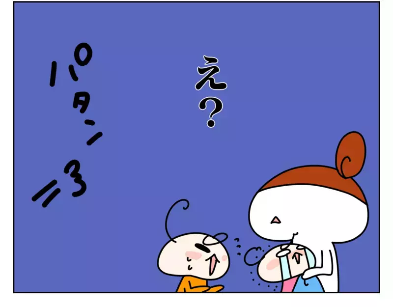 突然子どもが嘔吐した朝、夫の行動にショックを受けた話【ムスメちゃんとオコメちゃん  第157話】