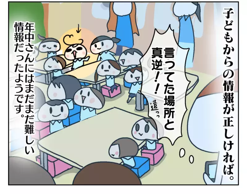 保育参観、長女のときは後ろ姿しか撮れず！ 次女の参観でリベンジ挑戦したけれど…!?【ムスメちゃんとオコメちゃん  第162話】
