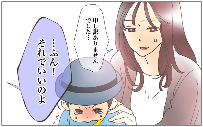 「謝らないなんてどうかしてる！」怒り続けるママ友にもう関わりたくない／ママ友の正義感が強すぎる（４）【まんが】
