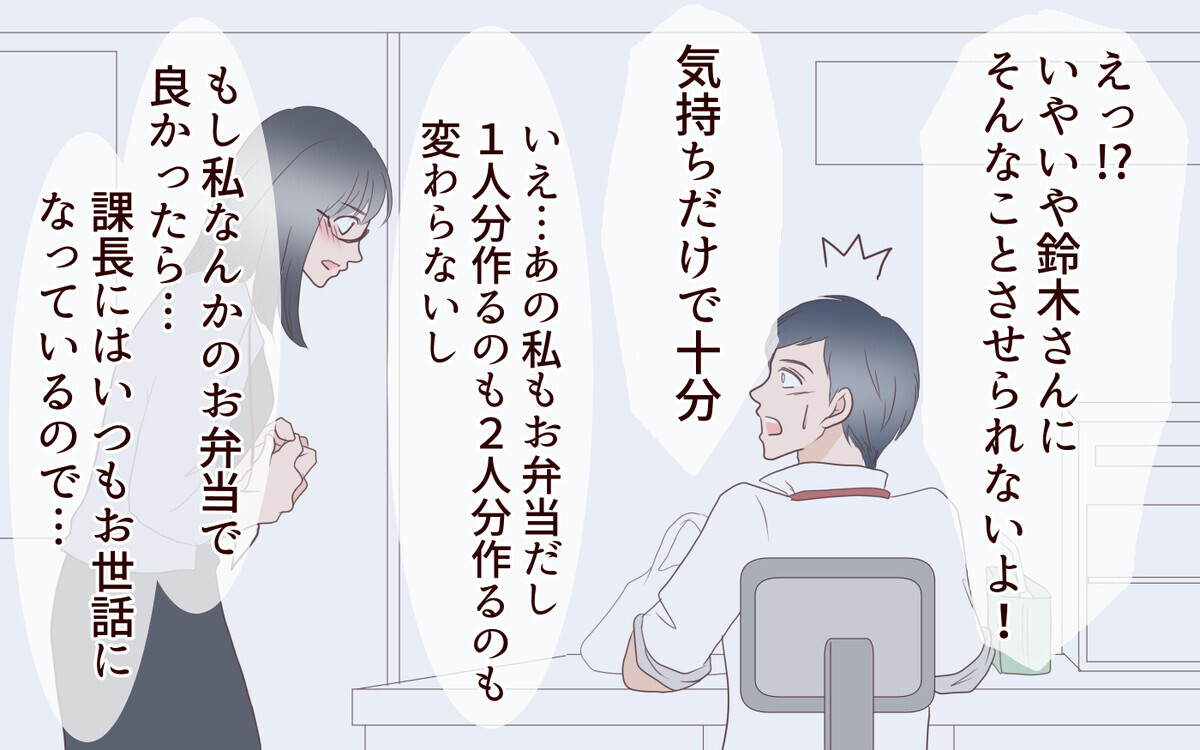 誤解だ！彼女とは妻が疑うような関係は何ひとつない／女性部下がお弁当を作ってる？（5）【夫婦の危機 まんが】