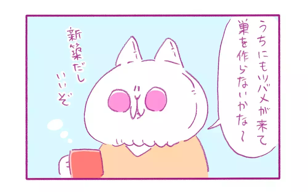 わが家に作られたのは、縁起物の「ツバメの巣」だと思っていたが!?【もちもちエプリデイ】  Vol.60