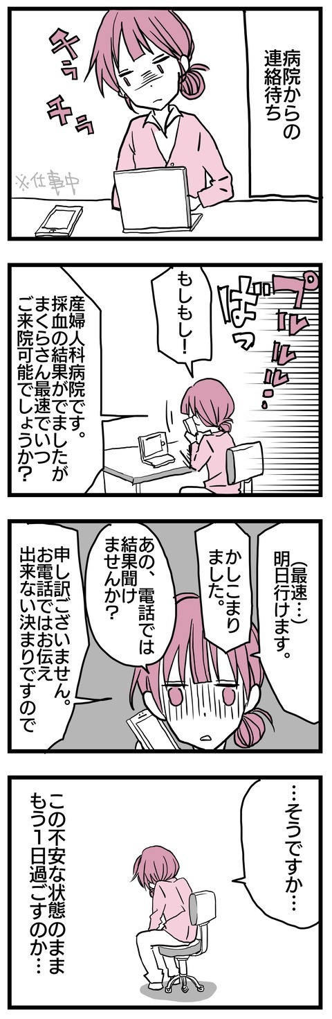 子宮外妊娠だったらどうしよう…と不安で苦しい！ 果たして検査の結果は？【子どもはあたりまえには産まれない Vol.3】