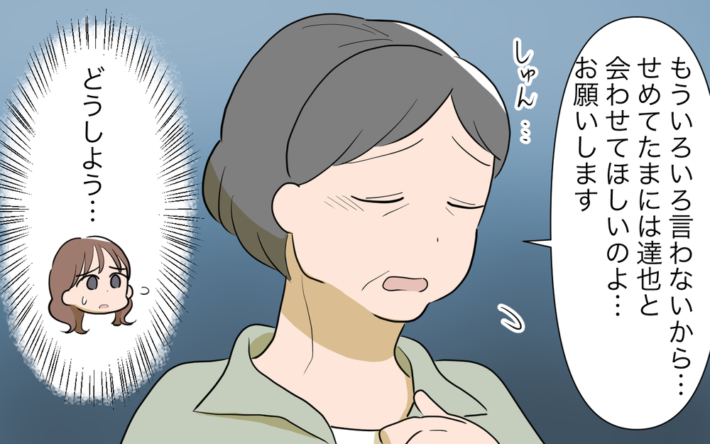 「嫁に来たならルールに従うべき」…そんなルールに従えないと反抗したら／孫を育てる気満々の義母（８）【義父母がシンドイんです！ まんが】