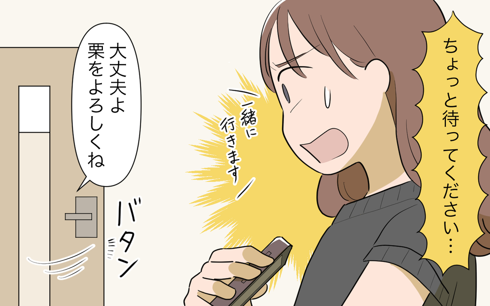 理解し合うのは無理！ 息子を連れ去った義母と決別するには／孫を育てる気満々の義母（９）【義父母がシンドイんです！ まんが】