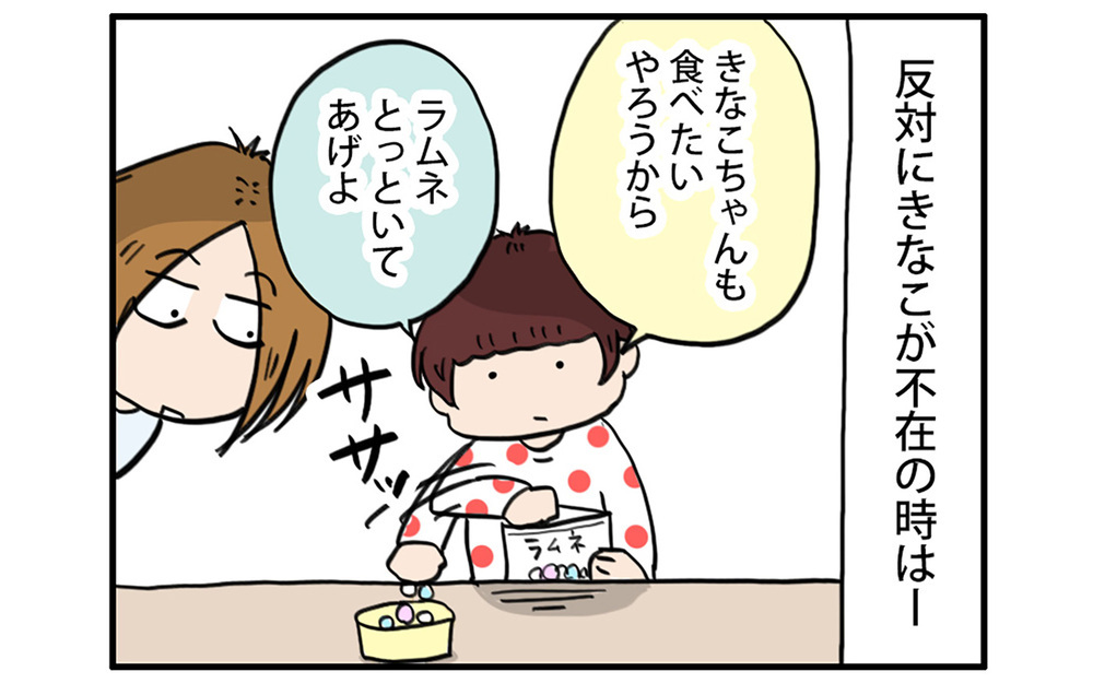 一緒にいると取り合いばかりのふたり、でも離れていると…？【こむぎときなこ Vol.48】