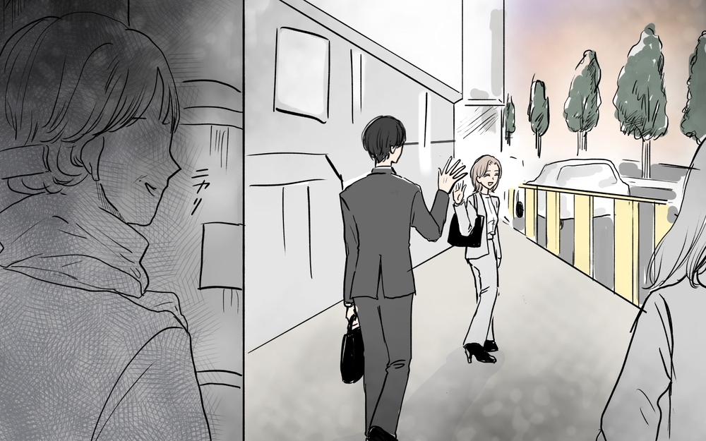 男友だちと久しぶりの再会…その後ろに忍び寄る影…／シンママは恋愛禁止？（4）【義父母がシンドイんです！ まんが】