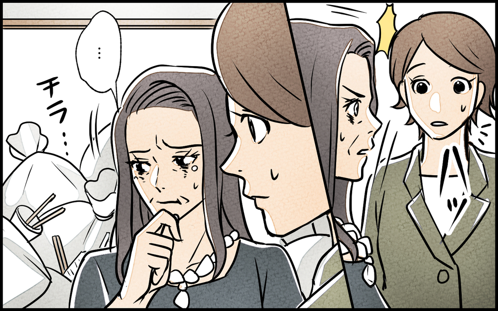 「あの子には言わないで」義母の悲痛な叫び…義母の本心って？／義母の家はゴミ屋敷だった（7）【義父母がシンドイんです！ まんが】