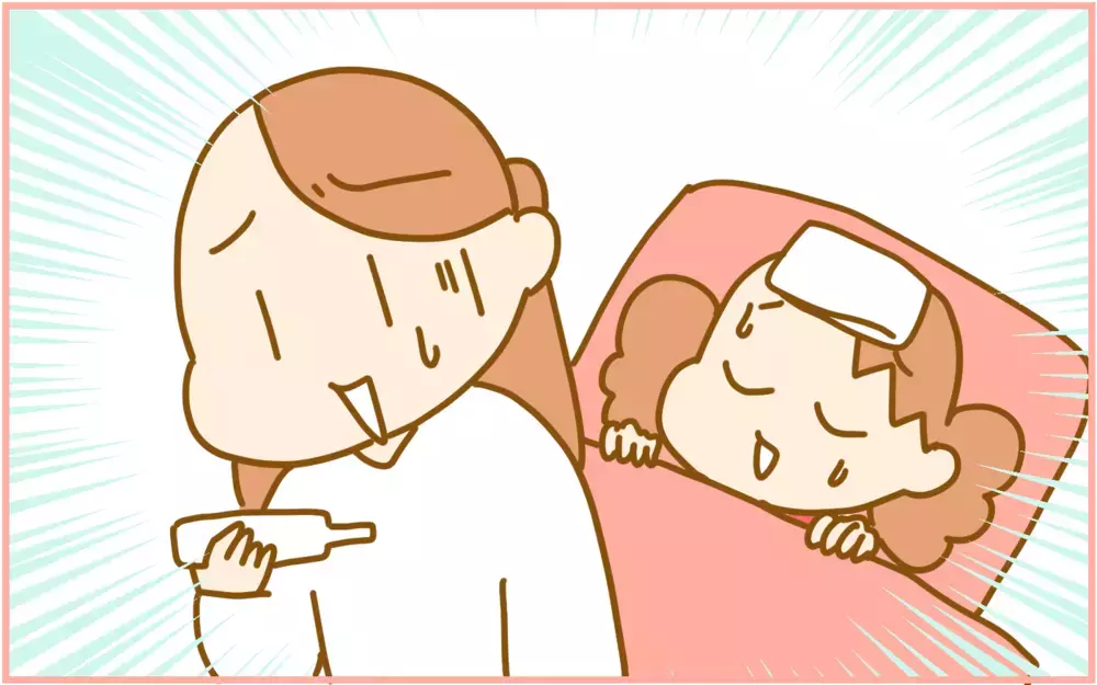 赤ちゃんの頃だけじゃない!?  娘が4歳で「突発性発疹」になった話【ふたごむすめっこ×すえむすめっこ 第92話】