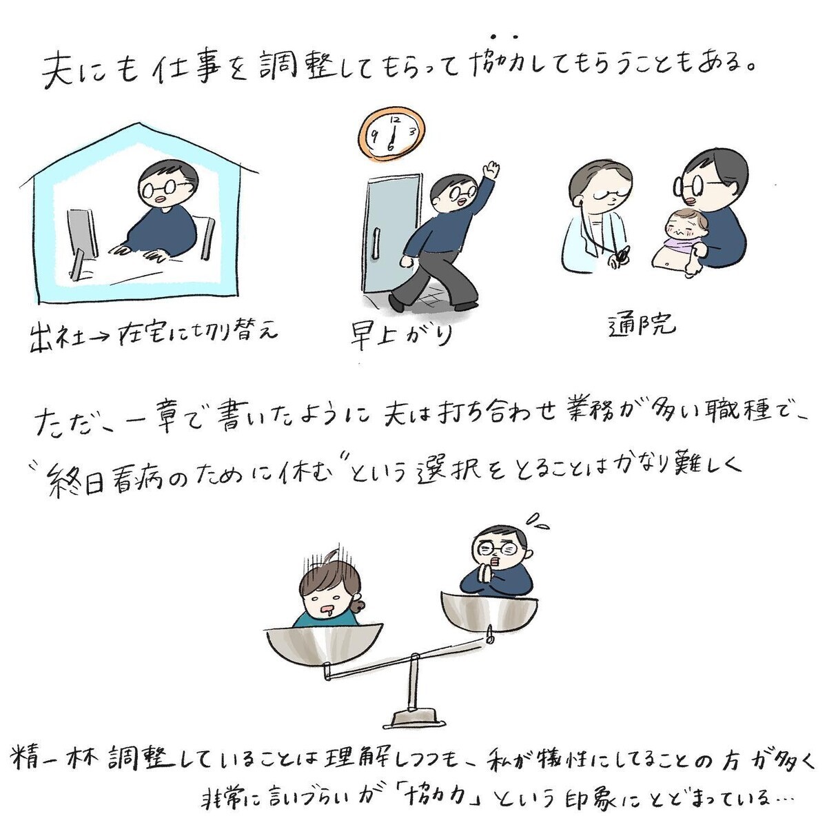 私は会社の人に謝ってばかりなのに…夫のある行動にブチ切れる！【働く私と病気の子どもたち Vol.5】