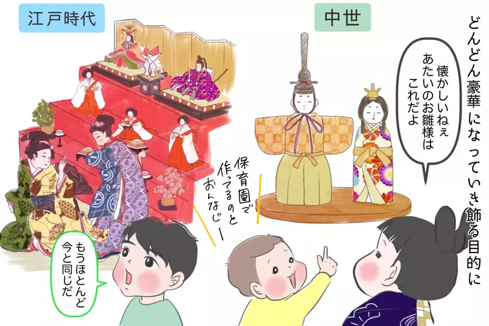 ひな祭り“お内裏様の冠”だけは絶対に省略しないで！…知ると楽しいお雛様の歴史【夫婦・子育ていまむかし Vol.9】