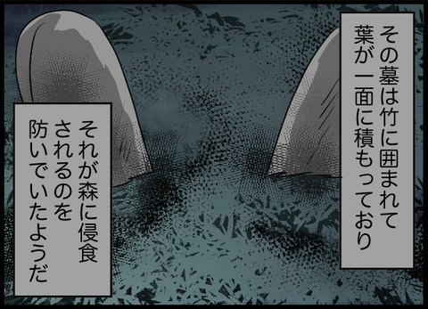 森の奥で古い墓地を発見　義母に聞いてみると…【潰された井戸 Vol.25】