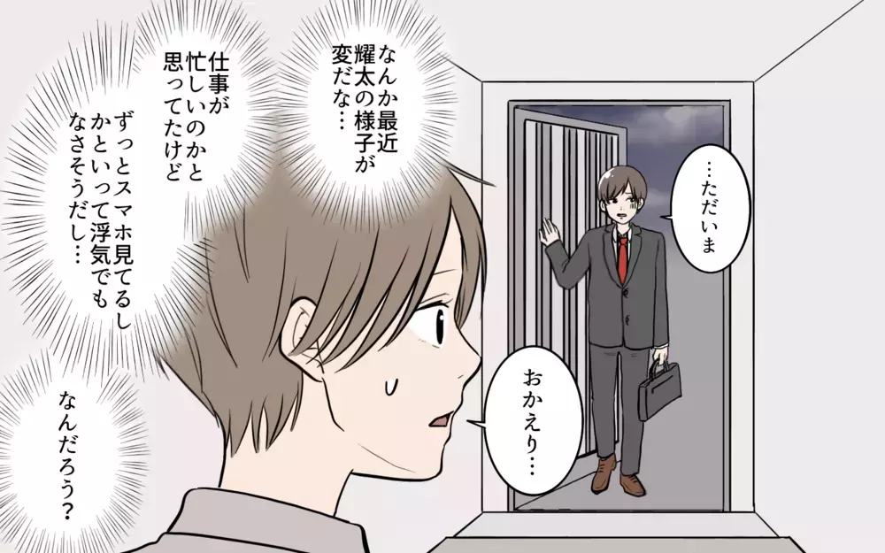 「旦那さんによろしく…」息子に話しかけた女性は誰？／夫が婚活していました（11）【夫婦の危機 まんが】
